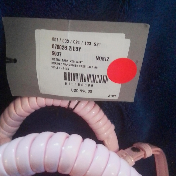 Balenciaga Bistro XXS Woven Basket Bag with strap - Candy - Picture 3 of 5